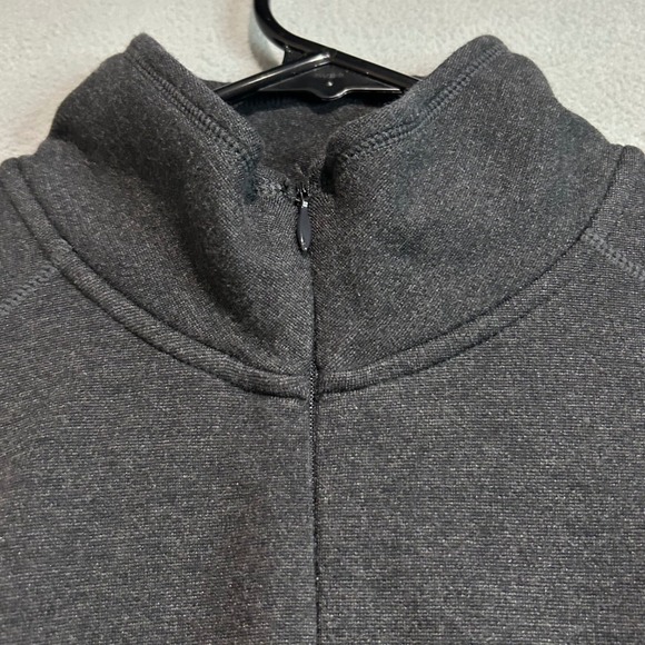 Athleta athletic Dress Womens Small Gray Half Zip Mock Neck Long Sleeve Sporty - Picture 5 of 8